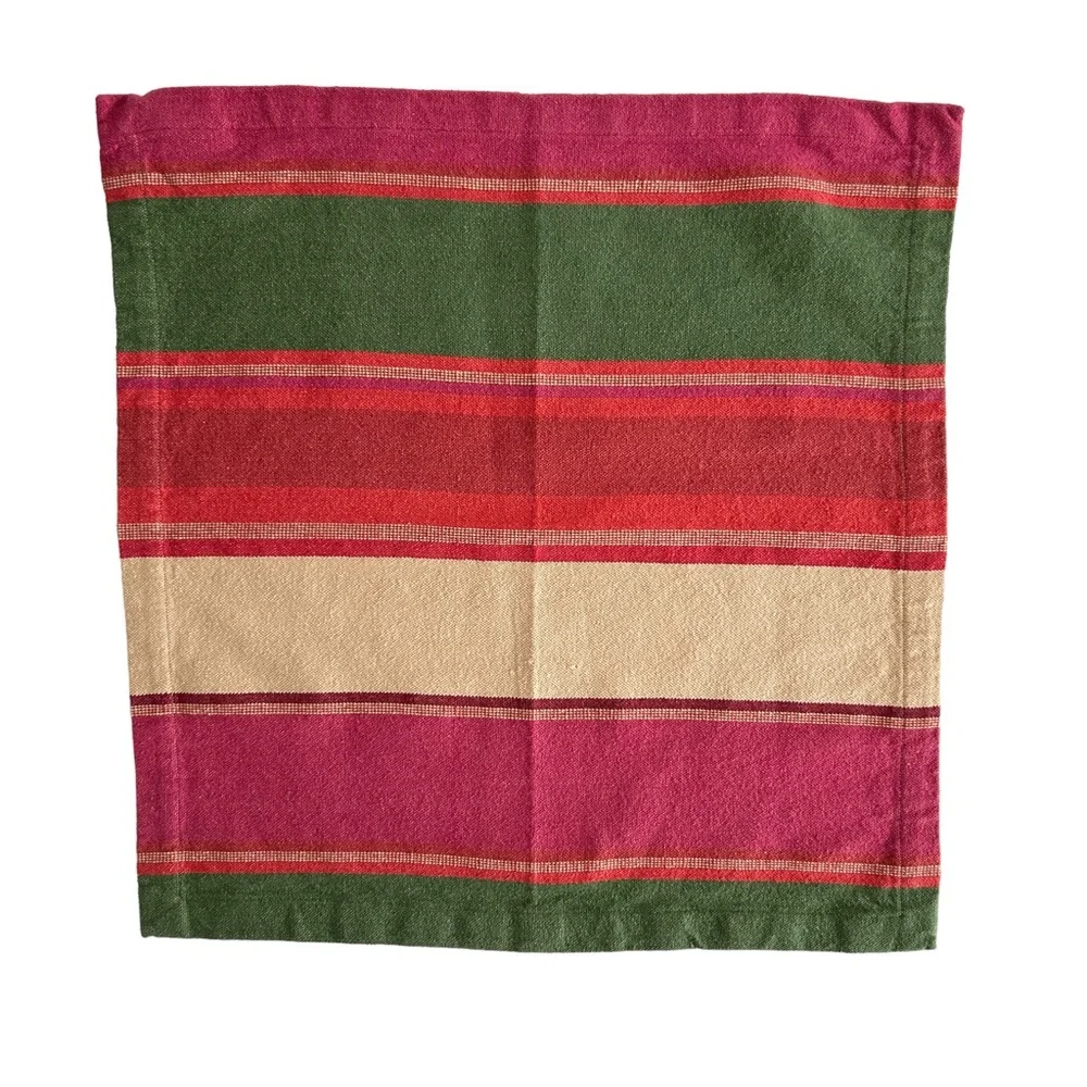 Pottery Barn Hermosa Stripe Napkins Set of 4